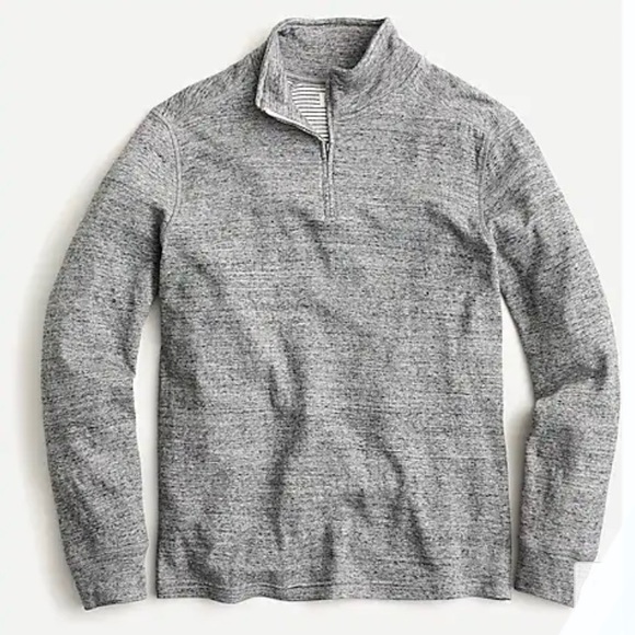 J. Crew Other - NEW J. Crew Double-Knit Half-Zip Grey Pullover Shirt XS